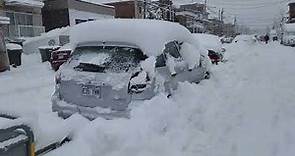 ⛈ Tormenta de nieve ❄ en Montréal Norte. Canadá 🍁 winter. 4k video de nieve ❄ ⛈