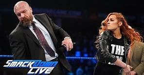 Becky Lynch slaps Triple H: SmackDown LIVE, Feb. 5, 2019