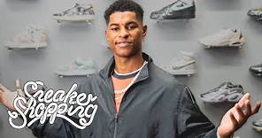 Manchester United's Marcus Rashford Goes Sneaker Shopping With Complex