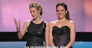 Anna Silk & Zoie Palmer at the Canadian Screen Awards 2014