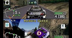 NASCAR Rumble PlayStation Co-op Team race All Stages 2 player 60fps