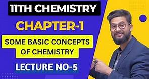 11th Chemistry | Chapter-1 | Some Basic Concepts of Chemistry | Lecture-5| JR Tutorials |