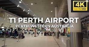 4K Terminal 1 Perth International Airport Walking Tour / Perth, Western Australia
