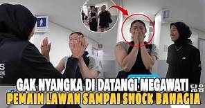 SAMPAI TERHARU DIDATANGI MEGAWATI, Para Pemain Lawan Histeris Bahagia Berjumpa Megawati?!