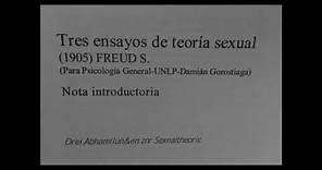 RESUMEN TRES ENSAYOS DE TEORÍA SEXUAL, FREUD (parte 1)