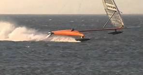 VESTAS Sailrocket 2. "The magic mile" world record*...