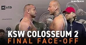 Mariusz Pudzianowski vs. Artur Szpilka KSW 83: Colosseum 2 (Face Off & Weigh In)