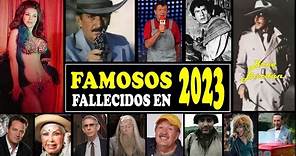 Decesos de Famosos 2023