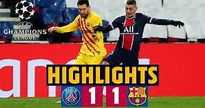 HIGHLIGHTS | PSG 1-1 Barça | Round of 16 of the Champions League