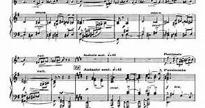 Alexander Glazunov - Concerto for Saxophone, Op. 109 (1934) [Score-Video]