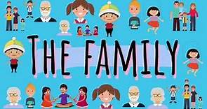 Vocabulario de la familia en inglés + Test | The family | Family members | Valery English