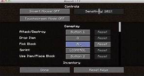 Minecraft Tutorial: Keyboard Shortcuts (Pick Block, etc.)