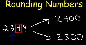 Rounding Numbers and Rounding Decimals - The Easy Way!