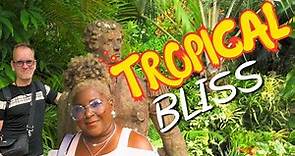 HUNTE'S GARDENS Barbados FULL tour 4k TROPICAL WONDER