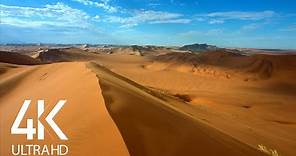 8 HOURS Desert Wind Sounds Blowing Across Sand Dunes - 4K Nature Soundscapes