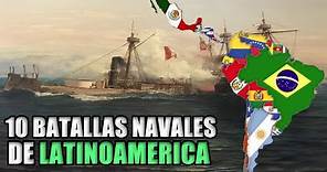 💥Las 10 Batallas Navales Importantes de Latinoamérica.