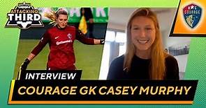 Casey Murphy of NC Courage says despite losing star forwards, she's impressed with new faces up top