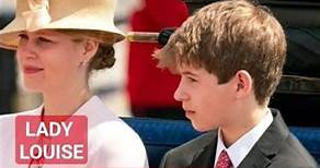 LADY LOUISE WINDSOR AND JAMES EARL OF WESSEX. JAMES VISCOUNT SEVERN #royalfamily #britishroyalfamily