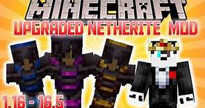 *EXPLICADO* Upgraded Netherite Mod | Minecraft Forge 1.16 - 1.16.5 | Review en Español