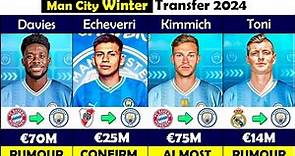 Manchester City CONFIRMED and RUMOUR Winter Transfers News in 2024! 🤪🔥 FT. Echeverri, Balde...