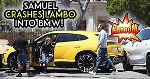 Ben Affleck's Son Samuel Crashes Lambo Into BMW!