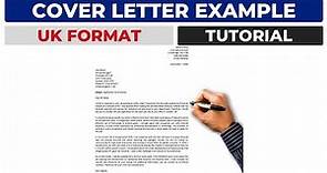 Cover Letter Example UK | British English | Writing Video