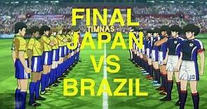 Tsubasa Jepang vs Brazil sub indo
