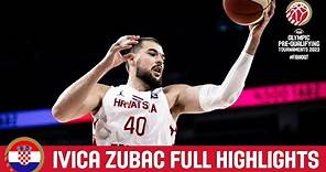 Ivica Zubac | Croatia 🇭🇷 | Full Highlights from FIBA Olympic Pre-Qualifying Tournament 2023 Türkiye