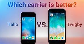 Tello vs. Twigby - Prepaid Carrier Comparison!