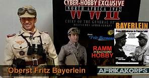 1/6 scale Fritz Bayerlein and books