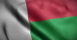 Madagascar Animated flag with national anthem