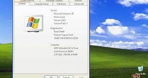 Finding Basic Information About Your Windows XP Computer