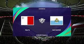 Malta vs San Marino (12/06/2022) UEFA Nations League PES 2021