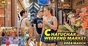 Chatuchak Weekend market , Enjoy a full day! Best visited Market in BANGKOK! / March 2024