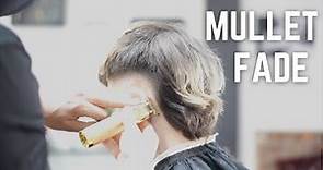 How to Modern Mullet Side Taper Fade Haircut Tutorial
