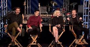 Bohemian Rhapsody interviews - Rami Malek, Lucy Boynton, Mazzello, Lee