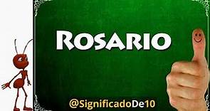 Significado del nombre Rosario 【Significado de los Nombres】