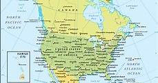 North America Map | Political Map of North America