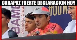 RICHARD CARAPAZ FUERTE DECLARACION TRAS GANAR CRONO NACIONALES ECUADOR 2024