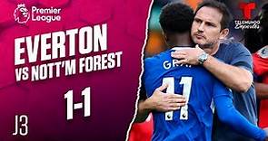 Highlights & Goals: Everton vs. Nott’m Forest 1-1 | Premier League | Telemundo Deportes