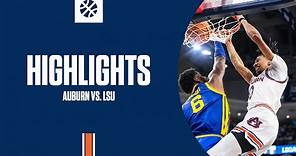 Auburn Men's Basketball - Highlights vs LSU