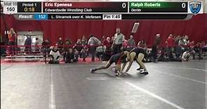 160 Ralph Roberts Berlin vs Eric Epenesa Edwardsville Wrestling Club 6476405104