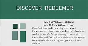 Redeemer Presbyterian Church Service 06/04/23