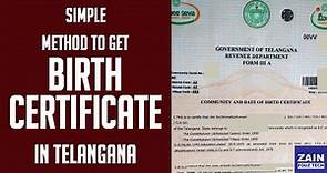 Birth certificate online apply in telangana