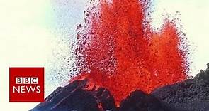 Lava pours out Hawaii's Kilauea Volcano - BBC News