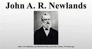 John A. R. Newlands