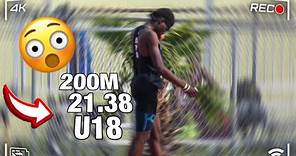Andrew Brown 200m 21.38 U18
