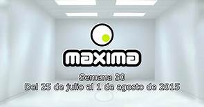 Lista Maxima FM 51 Chart - 25 Julio al 1 de Agosto de 2015 - Semana 30