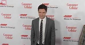 Topher Grace looks dapper as he arrives at AARP awards