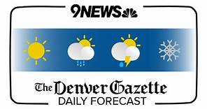 Denver Gazette weather for Saturday, February 3